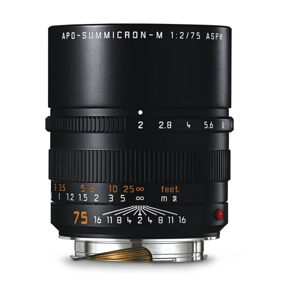 APO-Summicron-M 1:2/75 ASPH., nero anodizzato